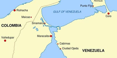 地図gulfベネズエラ