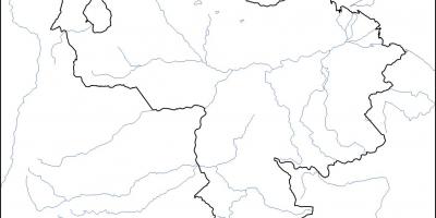 ベネズエラ白地図